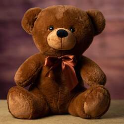 14" Gingerbread Brown Colorama XL Bear from Krupp Florist, your local Belleville flower shop