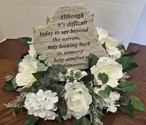 WHITE SILK SURROUND from Krupp Florist, your local Belleville flower shop
