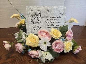 SILK SURROUND PASTEL  FLOWERS from Krupp Florist, your local Belleville flower shop