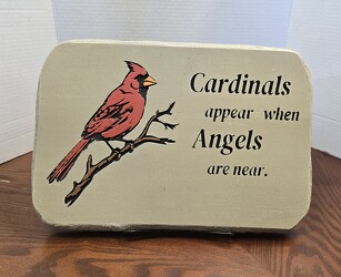 CARDINALS APPEAR STONE from Krupp Florist, your local Belleville flower shop