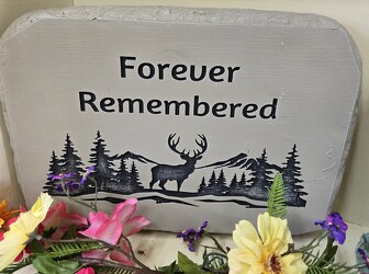 "FOREVER REMEMBERED" from Krupp Florist, your local Belleville flower shop