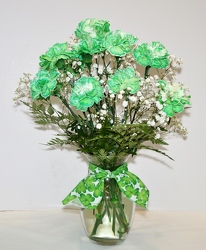 St. Patrick's Day Dozen st1401 from Krupp Florist, your local Belleville flower shop