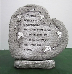 Death leaves a heartache-SS-53 from Krupp Florist, your local Belleville flower shop