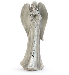 Mosaic Angel with Dove angel-12984 from Krupp Florist, your local Belleville flower shop