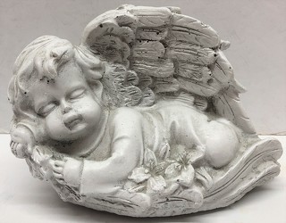 Sleeping angel angel-1808 from Krupp Florist, your local Belleville flower shop