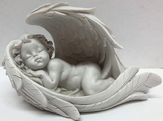 Angel sleeping angel-1811 from Krupp Florist, your local Belleville flower shop