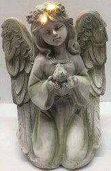 Angel with lights angel-light1901 from Krupp Florist, your local Belleville flower shop