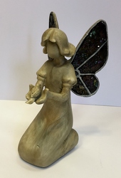 Angel with mosaic wings angel15-23 from Krupp Florist, your local Belleville flower shop