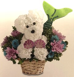 Seaside Mermaid Dog blm-191490 from Krupp Florist, your local Belleville flower shop