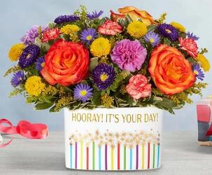 Hooray! It's Your Day! Bouquet blm-192457 from Krupp Florist, your local Belleville flower shop
