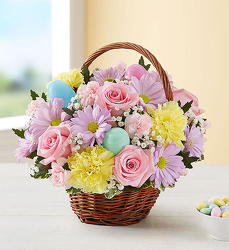 Easter Egg Basket-blm167388 from Krupp Florist, your local Belleville flower shop