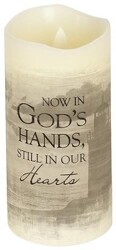 "Gods Hands" flicker candle-candle-10436 from Krupp Florist, your local Belleville flower shop