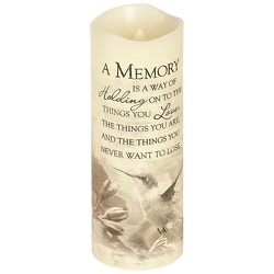 "A Memory" flicker candle-candle16f-5 from Krupp Florist, your local Belleville flower shop