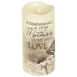 "Mother" flicker candle-candle16f-9 from Krupp Florist, your local Belleville flower shop