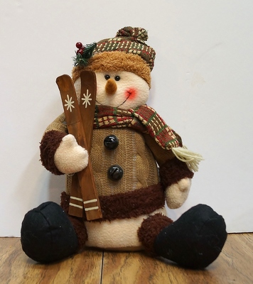 large plush snowman