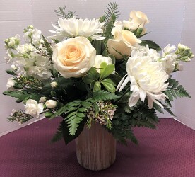 Fresh arrangement/metalic fresh-2203 from Krupp Florist, your local Belleville flower shop