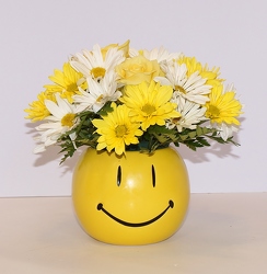 Krupp smiley face fresh15-5 from Krupp Florist, your local Belleville flower shop