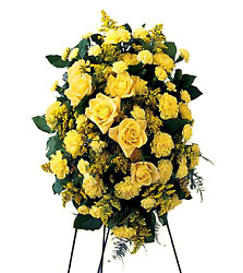 Glowing Tribute Standing Spray from Krupp Florist, your local Belleville flower shop