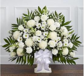 Heartfelt Tribute-white from Krupp Florist, your local Belleville flower shop