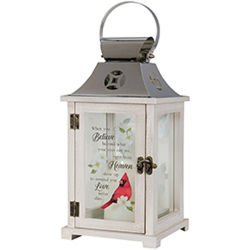 "Heaven" Cardinal Lantern lantern-12718 from Krupp Florist, your local Belleville flower shop