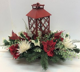 Lantern centerpiece lantern-1911sty from Krupp Florist, your local Belleville flower shop