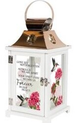 "Forever in our Hearts" Lantern lantern-57592 from Krupp Florist, your local Belleville flower shop