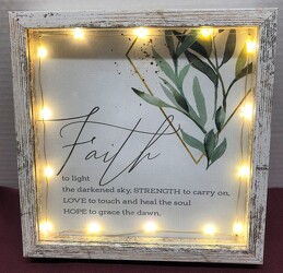LED Shadowbox print shadowbox-LED1 from Krupp Florist, your local Belleville flower shop