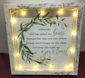 LED Shadowbox print shadowbox-LED2 from Krupp Florist, your local Belleville flower shop