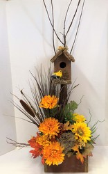 Silk arrangement silk-arrg18105 from Krupp Florist, your local Belleville flower shop