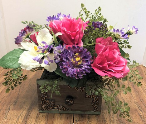 Silk flower arrangements online discount