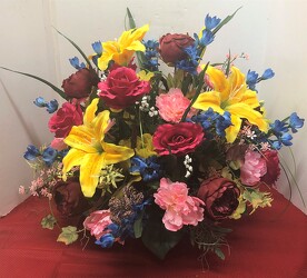 Silk arrangement silk-arrg2216 from Krupp Florist, your local Belleville flower shop