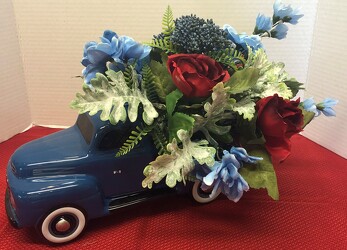 Teleflora '48 Ford Pickup with silks silk-arrg2217 from Krupp Florist, your local Belleville flower shop