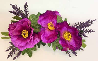 Silk swag-purple-silkswag-09 from Krupp Florist, your local Belleville flower shop