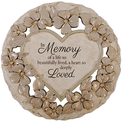 In memory garden stone ss-12522 from Krupp Florist, your local Belleville flower shop