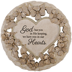 In our hearts garden stone ss-12523 from Krupp Florist, your local Belleville flower shop