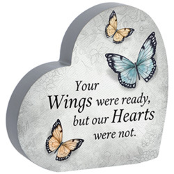Your wings heart sitter ss-14464 from Krupp Florist, your local Belleville flower shop
