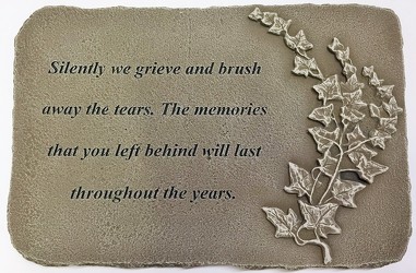 Silently We Grieve Stone Medium  from Krupp Florist, your local Belleville flower shop