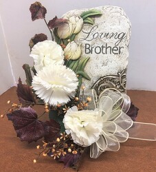 Loving Brother resin plaque-stylized ss-2112sty from Krupp Florist, your local Belleville flower shop