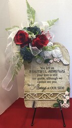 Stylized Memories plaque ss-2202sty from Krupp Florist, your local Belleville flower shop