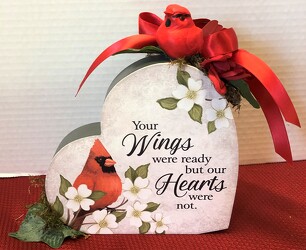 Your wings heart sitter ss-2208sty from Krupp Florist, your local Belleville flower shop