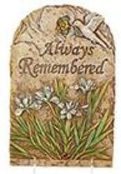 Always Remembered Resin Plaque from Krupp Florist, your local Belleville flower shop