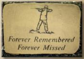 Forever Remember/Missed Hunter Stone Medium  from Krupp Florist, your local Belleville flower shop