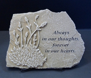 Always In Our Thoughts Stone Small  from Krupp Florist, your local Belleville flower shop