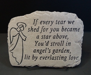 If Every Tear We Shed Stone Small  from Krupp Florist, your local Belleville flower shop