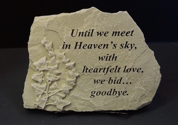 Until We Meet In Heaven Stone Small  from Krupp Florist, your local Belleville flower shop