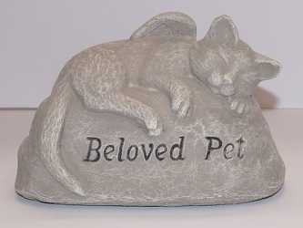 Beloved Pet Stone Cat  from Krupp Florist, your local Belleville flower shop