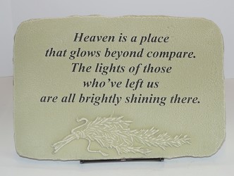 Heaven Is A Place Stone Medium  from Krupp Florist, your local Belleville flower shop
