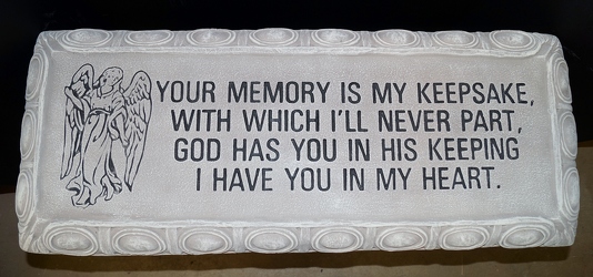 Your memory is my keepsake bench-symp15-5 from Krupp Florist, your local Belleville flower shop