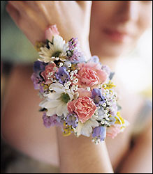Spring Sensation Wristlet from Krupp Florist, your local Belleville flower shop