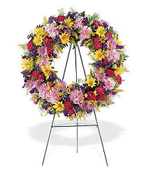 Eternity Wreath from Krupp Florist, your local Belleville flower shop